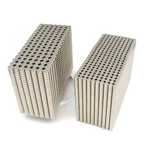 맞춤형 N35 N52 소형 자성 재료 플랫 희토류 네오디뮴 강력 원형 디스크 자석 - Product Image 1