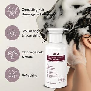 Estratti naturali Cruelty-Free migliorare la <span class=keywords><strong>crescita</strong></span> dei <span class=keywords><strong>capelli</strong></span> attivare follicoli piliferi biotina & rosmarino <span class=keywords><strong>Shampoo</strong></span> per la <span class=keywords><strong>crescita</strong></span> dei <span class=keywords><strong>capelli</strong></span> e ispessimento - Product Image 2