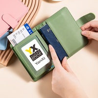 Porte-passeport en cuir PU avec logo, nouveaux modèles, mignon, coloré, imperméable, protection contre le vol, pour passeport américain