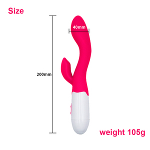 Mainan Seks <span class=keywords><strong>Vibrator</strong></span> Kelinci Titik G untuk Wanita Dildo Getar Pemijat Vagina Klitoris Getaran Isi Ulang Tongkat AV Mainan Seks Dewasa - Product Image 6