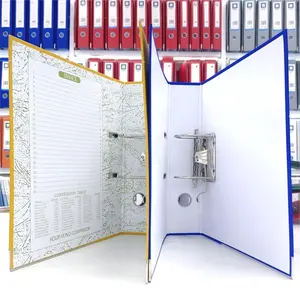 High Quality Good Price Office Files Organizing Storage FC Size 2.5mm 3inch Clip Pp Rigid Cardboard Lever Arch File Folder