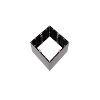 Pantalla transparente luminosa frontal Led Sistema de Control Integrado P3.91 Pantalla Led flexible transparente para exteriores para Centro Comercial