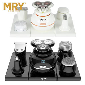 MRY <span class=keywords><strong>Meilleur</strong></span> Prix <span class=keywords><strong>Rasoir</strong></span> <span class=keywords><strong>Électrique</strong></span> Rechargeable Portable Étanche à Têtes Interchangeables 5D pour Hommes Chauves - Product Image 2