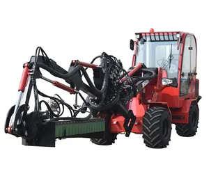 CE Chứng Nhận Trung Quốc 2 Tấn Telescopic Wheel Loader Với Bùng Nổ Mở Rộng Xoay Hàng Rào Tông Đơ Cho Làm Vườn