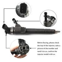 Livraison gratuite 0445110418 0445110520 injecteur de carburant Diesel adapté pour Fiat Ducato Iveco Daily Citroen Peugeot 2.3D