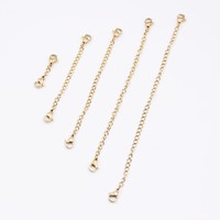 Vente en gros, collier, Bracelet, prolongateur, connexion de chaîne, bijoux, accessoires, fermoirs de homard, chaîne d'extension