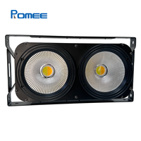 COB 200W 2-Eye Blanc Chaud/Blanc Froid/RVB LED Public Blinder Lumières De Scène En Aluminium Pour Dj Concert Événement Théâtre Éclairage