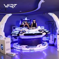 Parc à thème VR 360 9d vr machine de jeu de réalité virtuelle de simulateur de chaise de montagnes russes