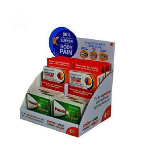 Custom Modern Eco-Friendly <strong>Portable</strong> Cardboard Countertop <strong>Display</strong> -Up PDQ Food <strong>Stand</strong> for Retail Stores - Product Image 4