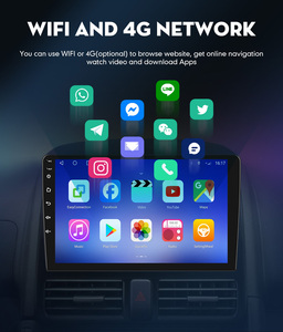 Écran sans fil de 9 <span class=keywords><strong>pouces</strong></span> Android Auto Carplay avec amplificateur universel portable autoradio stéréo lecteur DVD pour voiture Apple - Product Image 6