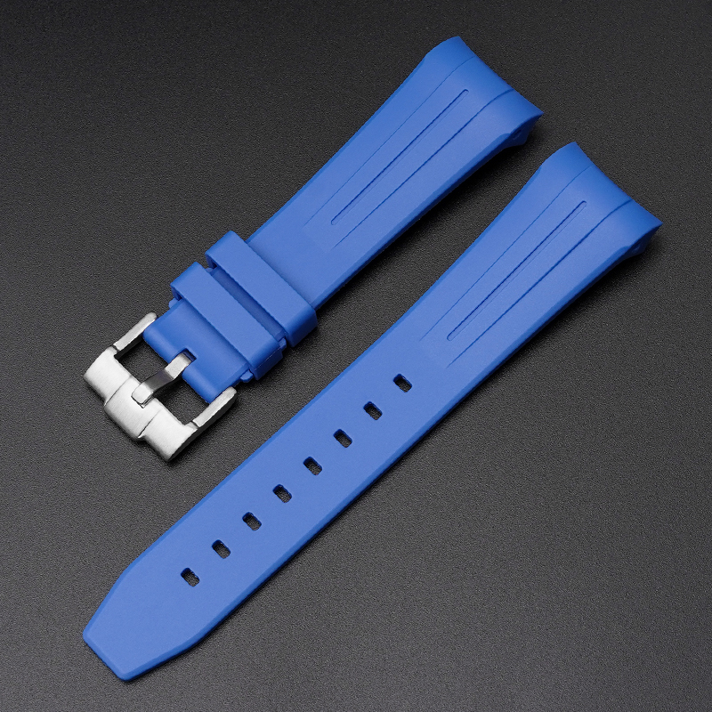 Bleu foncé + boucle argentée