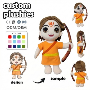 Produttore di Giocattoli in Peluche Personalizzati con MOQ Basso, Orsacchiotto Pieghevole Personalizzato con Cappuccio Nero, Morbido Pupazzo in Peluche Personalizzato - Product Image 2