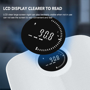 Analizzatore digitale del corpo del peso del vetro temperato di alta precisione ABS 180kg bilancia da bagno - Product Image 2