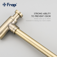 Frap accessoires de robinet de salle de bains, pièges à bouteille en bronze, drain pop-up avec drain de lavabo à débordement F82-4