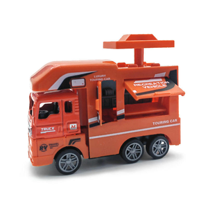 Remorque de voyage en alliage léger Camper RV Die-cast Caravan Pull Back Touring Car - Product Image 2