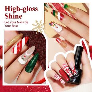 Ensemble de <span class=keywords><strong>vernis</strong></span> à ongles en gel Ms Rainbow, nouvelle série de Noël, <span class=keywords><strong>vernis</strong></span> à ongles en gel hautement pigmenté, <span class=keywords><strong>vernis</strong></span> à ongles en gel pailleté de qualité supérieure, <span class=keywords><strong>vernis</strong></span> à ongles en gel UV à faire tremper - Product Image 3