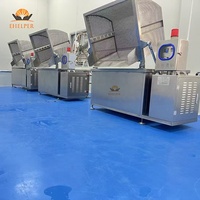 Cuve de blanchiment carrée à vapeur avec couvercle à joint étanche, compatible avec chaudière à vapeur ou générateur, et panier à décharge automatique