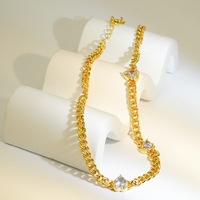 Nouveau collier en zircon tendance, style français haut de gamme, combinaison exquise, style 2026, approvisionnement direct d'usine