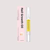 Stylo Huile de Croissance des Ongles de 3 ml Enrichi en Vitamines, Réparateur et Fortifiant pour Cuticules, pour des Ongles Sains