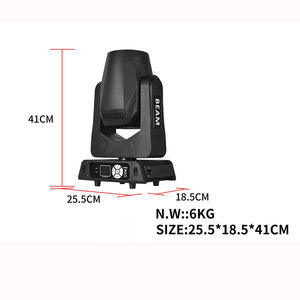Équipement d'éclairage de scène à tête mobile IP33, services ODM disponibles, lumière de faisceau à tête mobile LED pour <span class=keywords><strong>DJ</strong></span> disco - Product Image 3