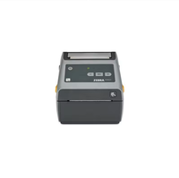 Zebra ZD621 Printer, Printer Label kode batang Transfer termal Desktop RFID Premium 4 inci 203DPI/300DPI