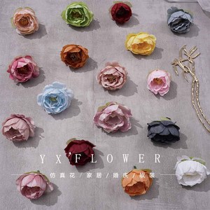 Fleur artificielle en soie Yixuan Peony pour décoration intérieure et accessoire de cheveux de mariage - Product Image 1