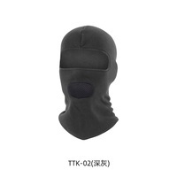 Invierno a prueba de viento térmico cara completa cuello cubierta máscara boca escudo Color puro Polar polar cabeza cálida pasamontañas sombrero para esquí ciclismo
