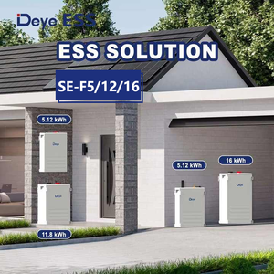 Batería de ciclo profundo montada en la pared de litio Deye ESS Lifepo4 de respaldo para fuente de alimentación doméstica - Product Image 2