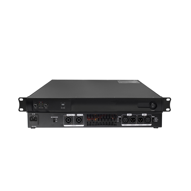 DEKEN DA-2350 High Power Stereo Amp 1U Rack Mount 2-Channel 350W Pro Digital Power Amplifier for PA & Commercial Installations