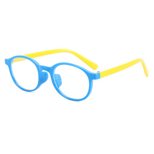 Childrens Anti Blue Light Glasses Silicone <b>Frame</b> Pc Lens Unisex Reading Glasses 8905 - Product Image 3