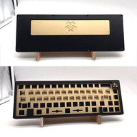 Gaojie personnalisé cnc 60 pour cent clavier mécanique cnc e-revêtement surface clavier