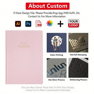 High-end Fabric Lined Hardcover A5 <b>Notebook</b> Custom Print <b>Diary</b> Planner Notepad Monthly goal Journal Writing <b>Notebooks</b> - Product Image 2