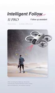 New Mini Drone 4K HD Dual <b>Camera</b> Optical Flow Positioning Obstacle Avoidance Foldable Quadcopter RC Dron Drone - Product Image 4