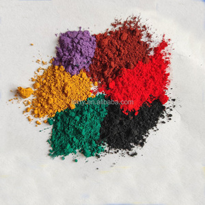 Fábrica China produce pigmento inorgánico óxido de hierro negro/verde/azul/Rojo/gris/pigmento para recubrimientos y pinturas - Product Image 1