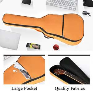 Muestra Gratuita de Funda Portátil Multicolor para Ukelele, Bolsa de Transporte para Instrumentos Musicales con Correa para el Hombro y Soporte Trasero - Product Image 4