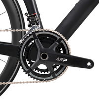 Vélo de route en fibre de carbone Twitter Road Bike T8 R10pro 700C avec axe traversant, frein à disque hydraulique, câblage interne Sensah, 22 vitesses