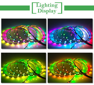 Controlador de Matriz de Tiras LED Ws2812B-V5, Píxeles RGB Ws2811, Chip de 12V y 12mm, Ws2812B-2020, IP67, Tira de Luces LED - Product Image 2