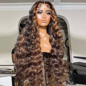 Peluca de encaje completo de 40 pulgadas con cutícula alineada cabello brasileño virgen transparente para suizo para encaje Frontal 13X6 HD <span class=keywords><strong>2022</strong></span> nuevo - Product Image 1