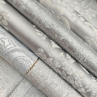 Nappe Jacquard damassé classique métallisé irisé Sequin Floral or brocart nigérian maison déco rideau occultant tissu