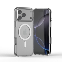 Accessoires de téléphonie mobile en gros : Coque transparente antichoc magnétique pour iPhone 17 et iPhone 17 Pro Max