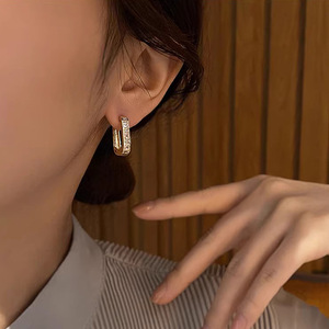 Square Geometric Ear <b>Cuff</b> for Women Fashion Ear Jewelry Daily Wear - Product Image 4