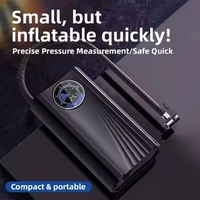 Compresseur d'air de voiture portable de pompe automatique de voiture filaire 12V de haute qualité avec allume-cigare pour le gonflage des pneus