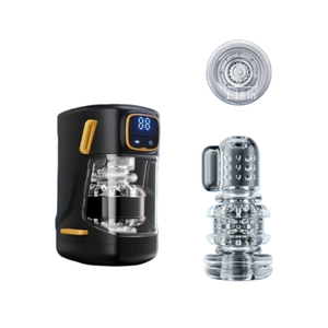 <span class=keywords><strong>Masturbador</strong></span> <span class=keywords><strong>Masculino</strong></span> Automático, Ecológico, TPE+ABS, Auto-Retráctil, 9 Modos de Empuje, 9 Modos de Vibración, Desensibilización - Product Image 4