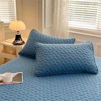 Ensemble de literie, taie d'oreiller, couvre-lit, antidérapant, antibactérien, respectueux de la peau, lavable en machine, imperméable, couvre-matelas