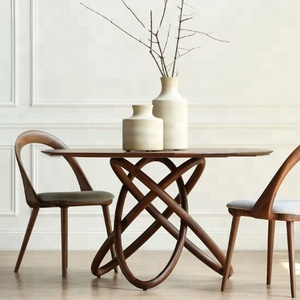 Servizio di Design per <span class=keywords><strong>Tavolo</strong></span> <span class=keywords><strong>da</strong></span> <span class=keywords><strong>Pranzo</strong></span> Moderno Marocchino Convertibile <span class=keywords><strong>Rotondo</strong></span> con Piedi <span class=keywords><strong>in</strong></span> Impiallacciatura di Frassino e Piano <span class=keywords><strong>in</strong></span> <span class=keywords><strong>Vetro</strong></span> e Metallo per Casa, Hotel/Villa - Ultima Novità - Product Image 2
