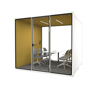 Cabina Insonorizada Profesional para Estudio, Sala de Reuniones, Cabina Acústica Insonorizada para 6 Personas, Cabina de Grabación para Oficina - Product Image 6