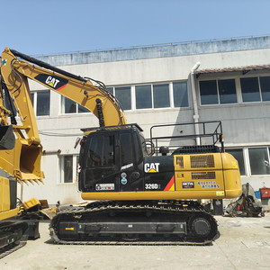 Composants hydrauliques d'excavatrice sur chenilles CAT326D2 d'occasion, moteur à haut rendement, pompe, moteur à engrenages, modèle 2018, excellent état, Nabtesco - Product Image 2