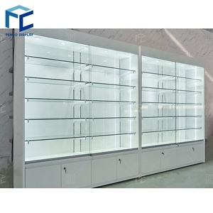 بيع بالجملة أثاث متجر دخان حديث من الزجاج المقسى دخان متجر عرض السجائر مع إضاءة ليد - Product Image 4