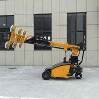 Robot chariot élévateur électrique à batterie pour le chargement et le déchargement de vitres isolantes et de portes à double vitrage robustes