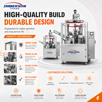 Máquina Automática para Llenado y Plegado de Tubos de Aluminio, Plegado Doble y Triple para Tubos Metálicos de Crema y Pegamento